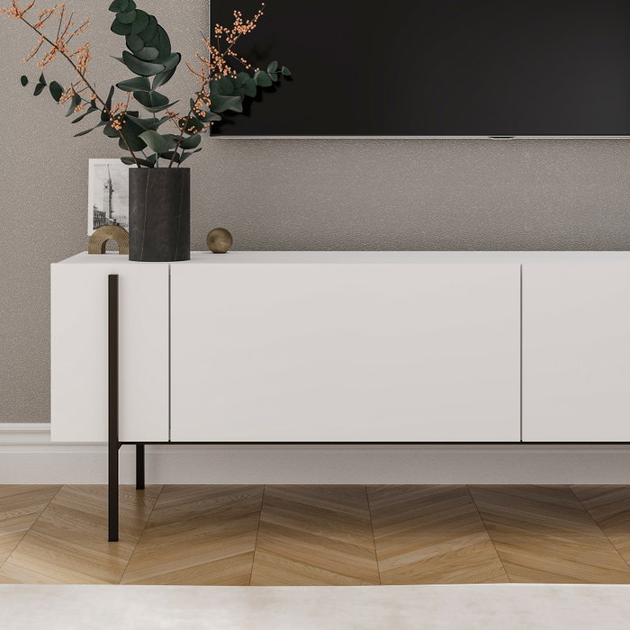 Hanah Home Herman Soporte de TV Blanco Hanah Home Herman Soporte de TV Blanco